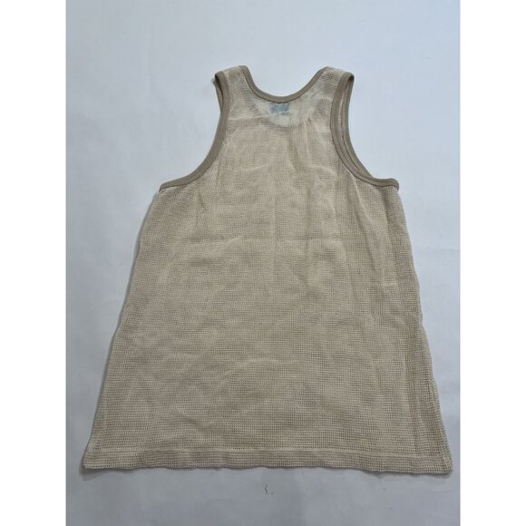 Áraw Mesh Tank Top in Tan - Picture 3 of 3